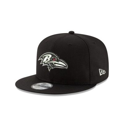 Baltimore Ravens Gorra | New Era NFL 9fifty Snapback Cap Mexico - Negros